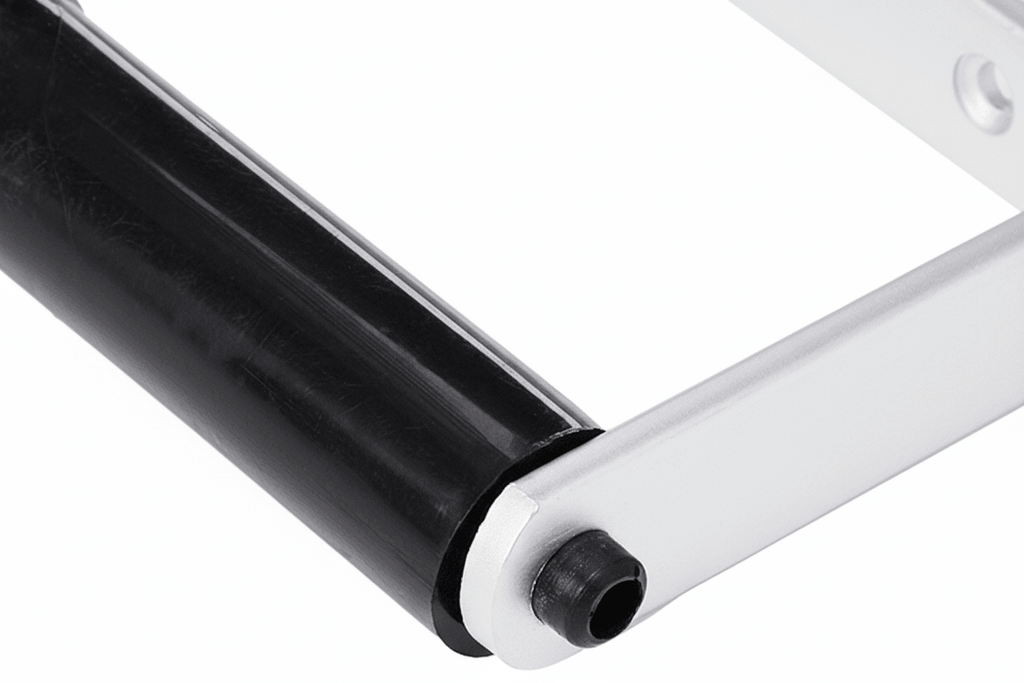 Toilet Roll Holder Aluminium Black Roller Wall Mount Bathroom Self Adhesive